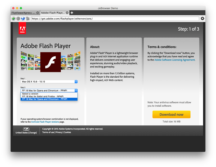 adobe flash player for mac 10.6.8 free